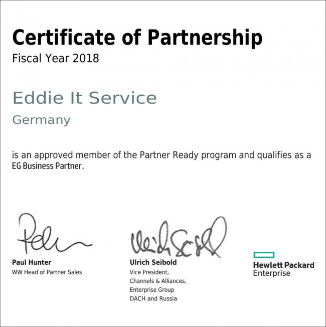 PartnerReady Certificate